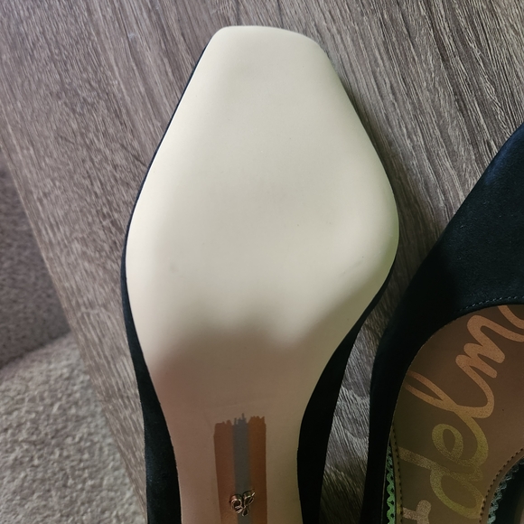 Sam Edelman Beth Black Suede Women's Pumps Size 8.5 New In Box - Picture 5 of 8